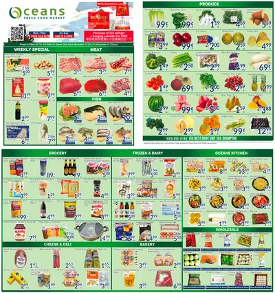 Oceans Fresh Food Market catalogue in Mississauga | Weekly special Oceans Fresh Food Market | 2024-11-15 - 2024-11-29