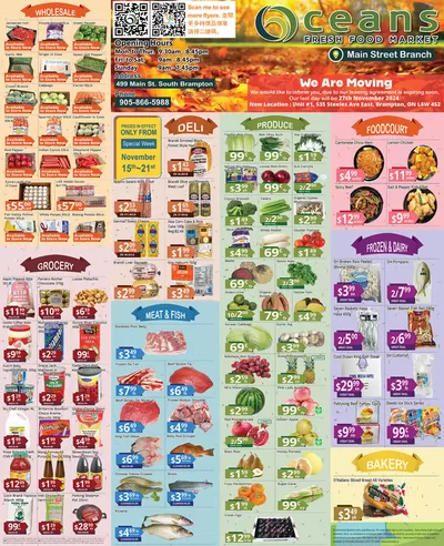 Oceans Fresh Food Market catalogue in Mississauga | Our best bargains | 2024-11-15 - 2024-11-29