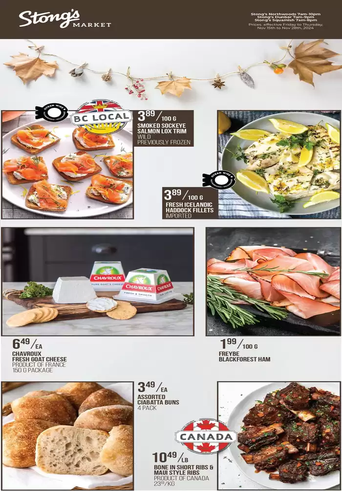 Stong's Market catalogue in Vancouver | Current deals and offers | 2024-11-15 - 2024-11-28