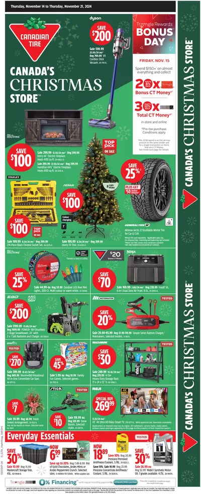 Canadian Tire catalogue in Wawa | Canadian Tire weekly flyer | 2024-11-14 - 2024-11-21