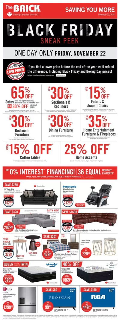 Home & Furniture offers in Kamloops | Weekly Flyer in The Brick | 2024-11-18 - 2024-11-22