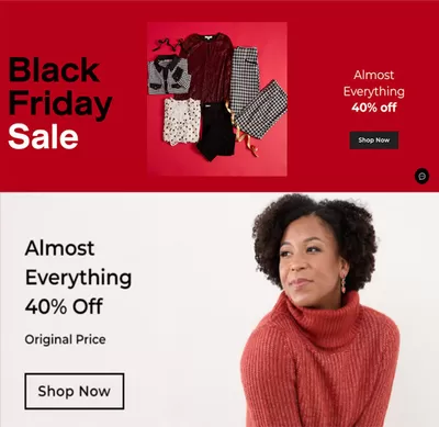 Clothing, Shoes & Accessories offers in Ottawa | Black Friday Deals in Cleo | 2024-11-18 - 2024-12-02