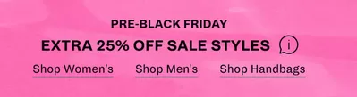 Clothing, Shoes & Accessories offers in Montreal | PRE-BLACK FRIDAY EXTRA 25% OFF SALE in Call it Spring | 2024-11-18 - 2024-11-29