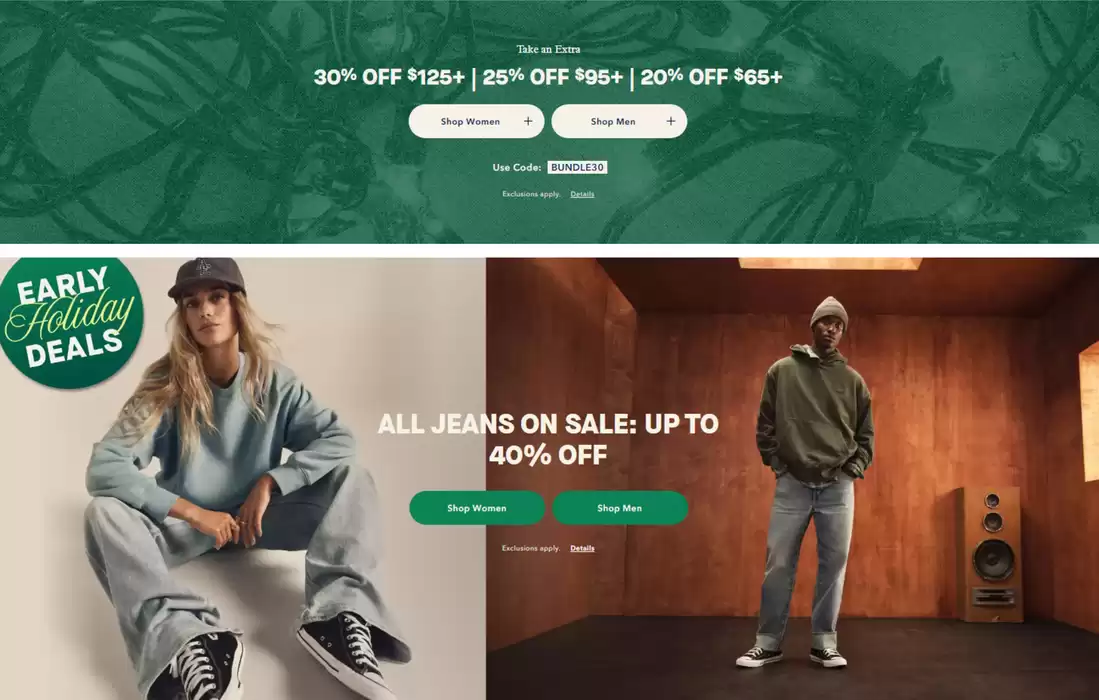 American Eagle catalogue in Calgary | Early Holiday Deals | 2024-11-18 - 2024-12-02