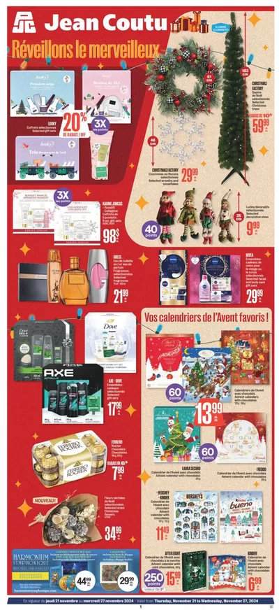 Pharmacy & Beauty offers in Saint-Lambert | Special Insert in Jean Coutu | 2024-11-21 - 2024-11-27