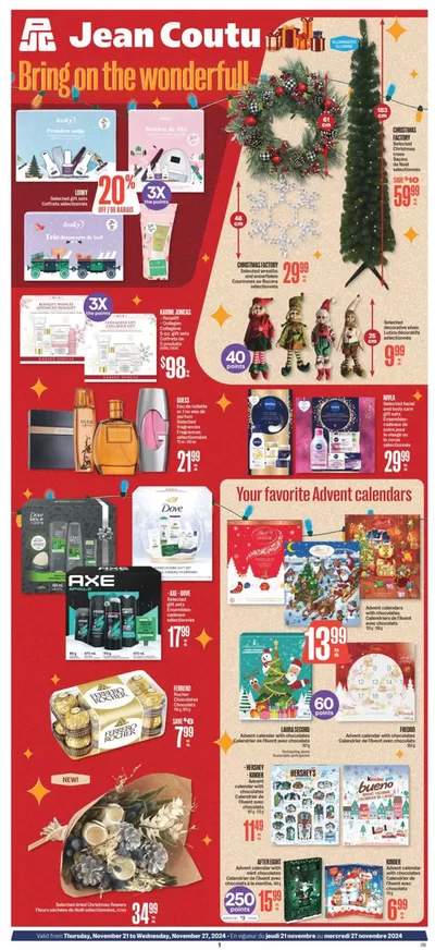 Pharmacy & Beauty offers in Saint-Lambert | Attractive special offers for everyone in Jean Coutu | 2024-11-21 - 2024-11-27