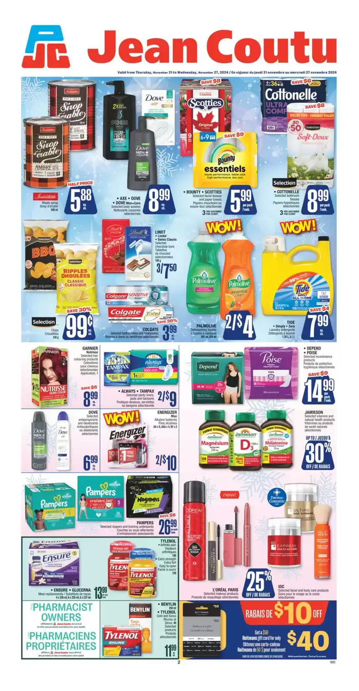 Jean Coutu catalogue in Montreal | Exclusive bargains | 2024-11-21 - 2024-11-27