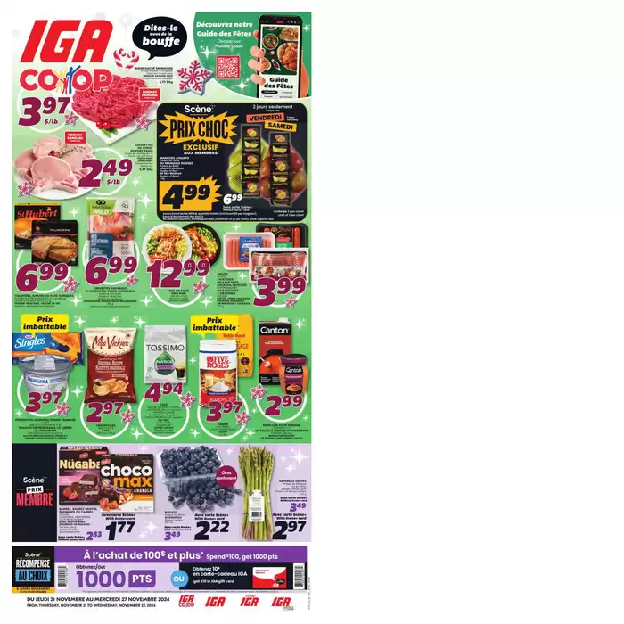 IGA Extra catalogue in Outremont | Exclusive deals for our customers | 2024-11-21 - 2024-11-27