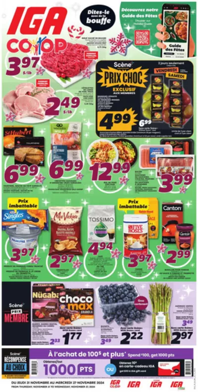 IGA Extra catalogue in Saint-Lambert | Exclusive deals for our customers | 2024-11-21 - 2024-11-27