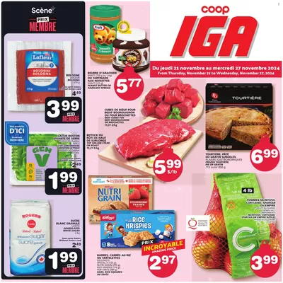 IGA Extra catalogue in Saint-Lambert | Top deals and discounts | 2024-11-21 - 2024-11-27