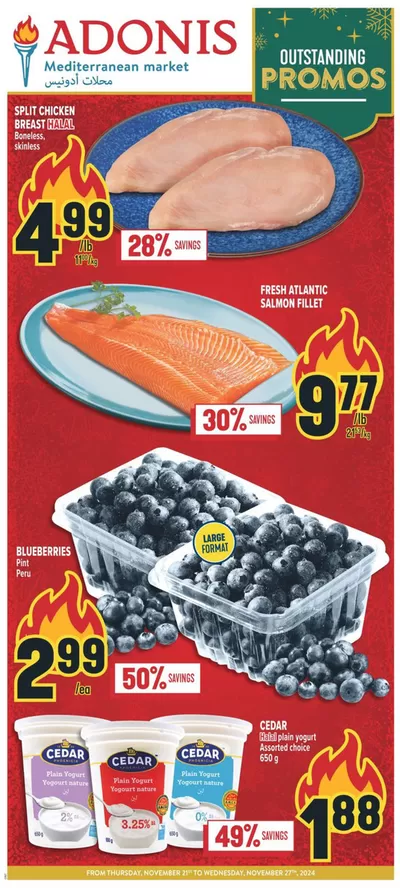 Grocery offers in Gatineau | Exclusive deals for our customers in Marché Adonis | 2024-11-21 - 2024-11-27