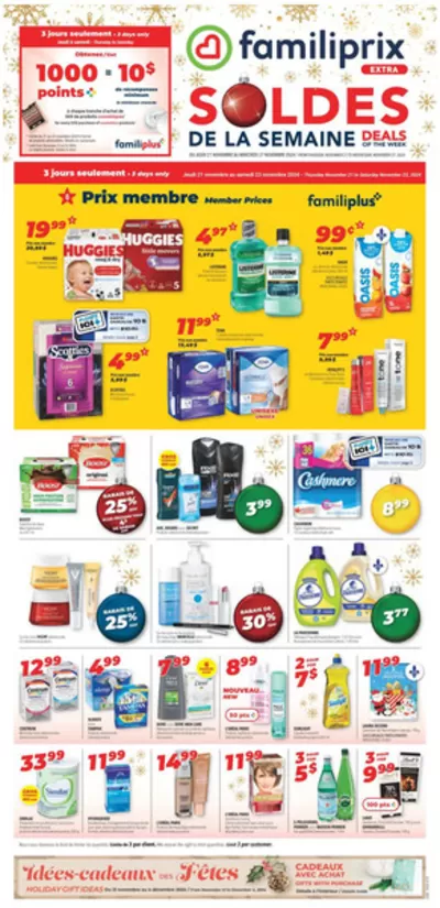 Pharmacy & Beauty offers in Montreal | Wide range of offers in Familiprix | 2024-11-21 - 2024-11-27