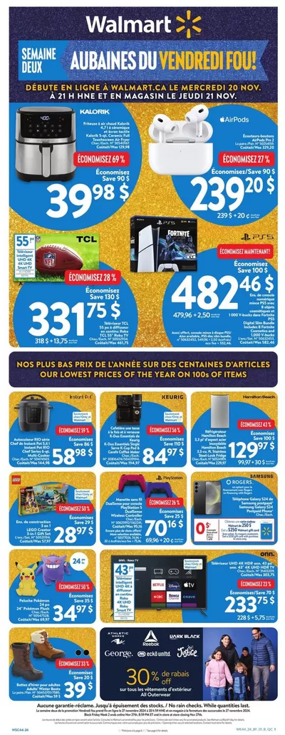 Walmart catalogue in Grand Falls-Windsor | Our best deals for you | 2024-11-20 - 2024-11-28