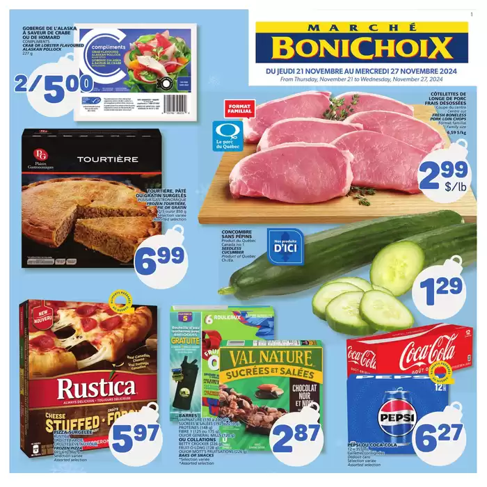 Marché Bonichoix catalogue in Montreal | Current deals and offers | 2024-11-21 - 2024-11-27