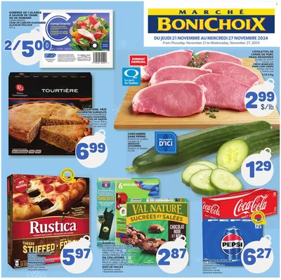 Grocery offers in Quebec | Current deals and offers in Marché Bonichoix | 2024-11-21 - 2024-11-27