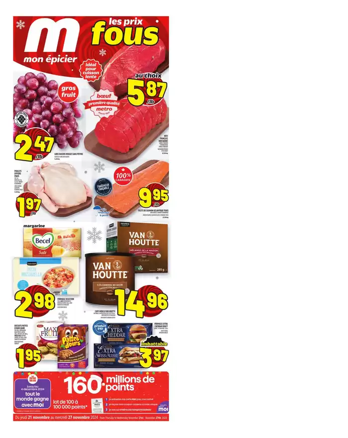 Metro catalogue in Montreal | Great offer for bargain hunters | 2024-11-21 - 2024-11-27