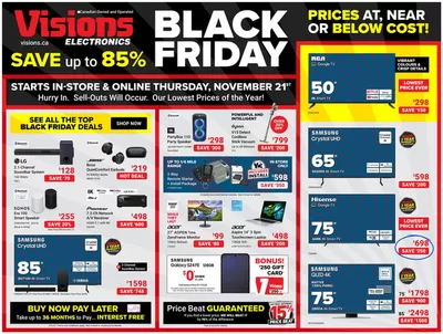 Visions Electronics catalogue in Edmonton | Our best offers for you | 2024-11-21 - 2024-11-28