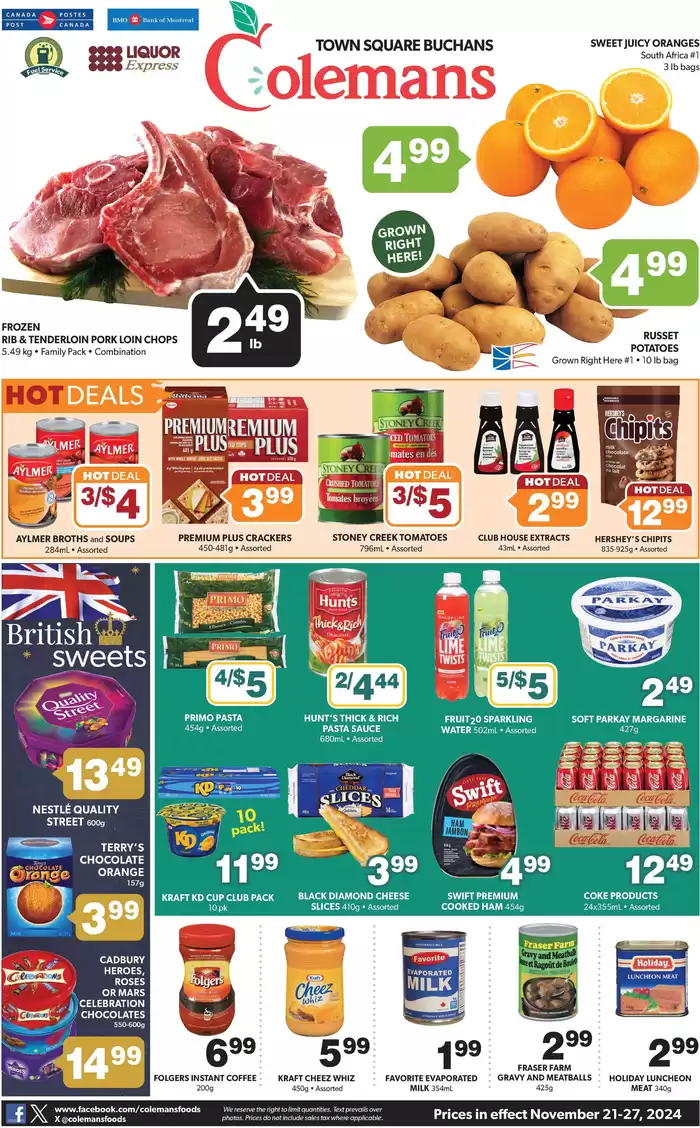 Coleman's catalogue in St. John's | Current deals and offers | 2024-11-21 - 2024-11-27