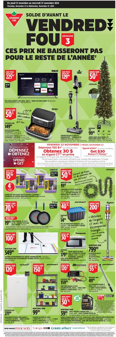 Garden & DIY offers in Quebec | Exclusive deals and bargains in Canadian Tire | 2024-11-21 - 2024-11-27