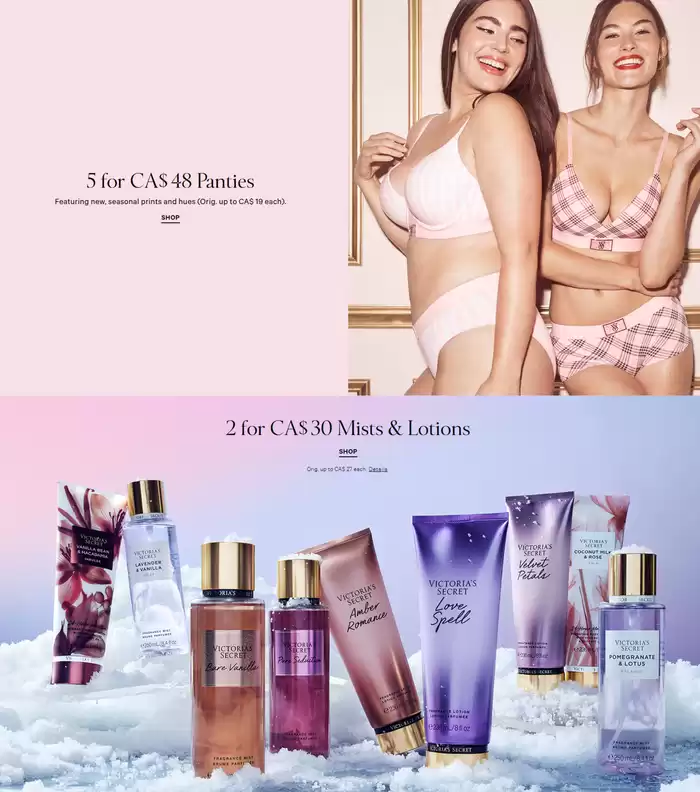 Victoria's Secret catalogue in Kitchener | Current deals and offers | 2024-11-20 - 2024-12-04