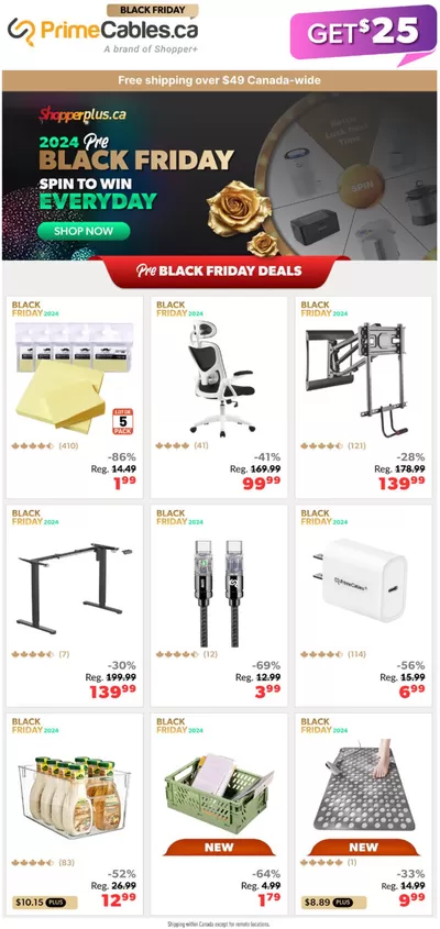 Electronics offers in Walnut Grove | Pre Black Friday Sale in Primecables | 2024-11-20 - 2024-11-25