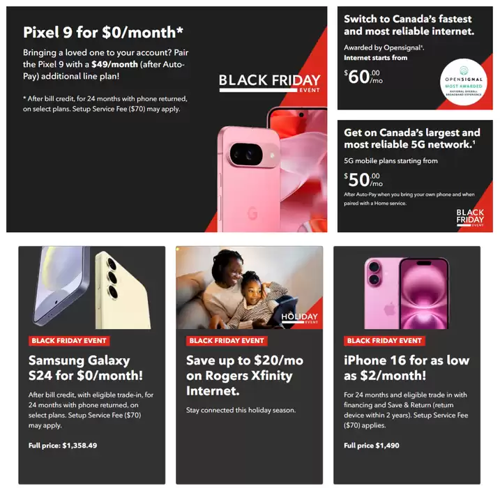 Rogers catalogue in Vancouver | Black Friday Event | 2024-11-20 - 2024-11-29