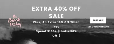 Sport offers in Kitchener | Black Friday Extra 40% Off in Roxy | 2024-11-20 - 2024-11-29