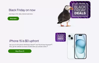 Electronics offers in Ottawa | Black Friday Deals in Telus | 2024-11-20 - 2024-11-29