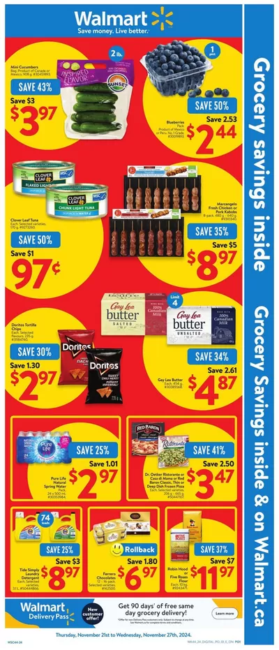 Walmart catalogue in Walnut Grove | Walmart flyer | 2024-11-21 - 2024-11-27