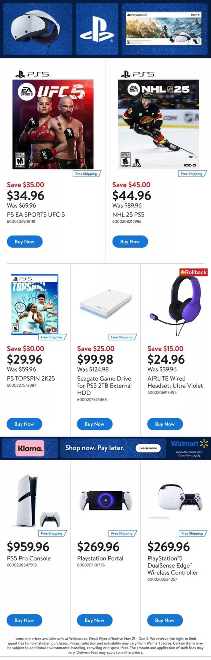 Walmart catalogue in Walnut Grove | Exclusive deals and bargains | 2024-11-20 - 2024-12-04