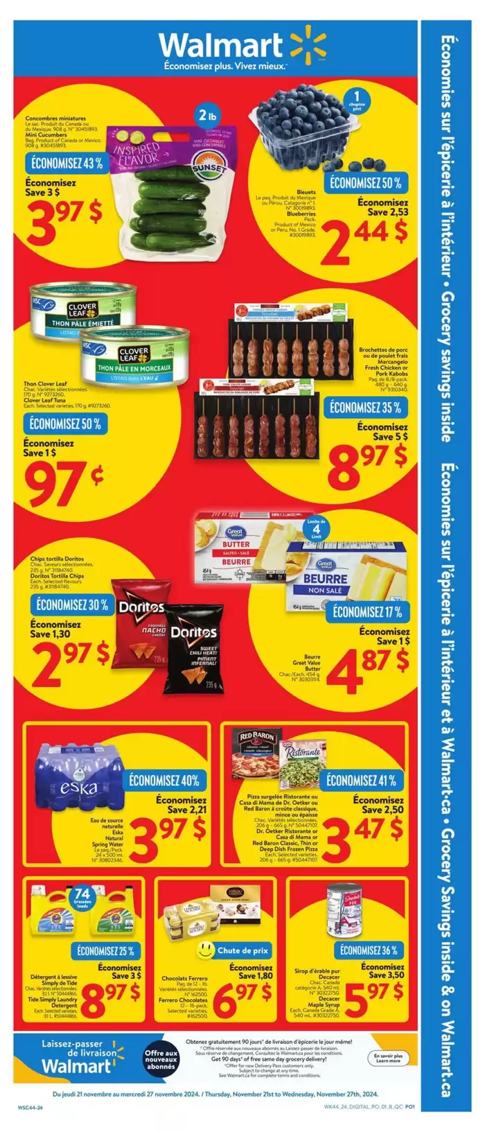 Walmart catalogue in Grand Falls-Windsor | Special offers for you | 2024-11-21 - 2024-11-28