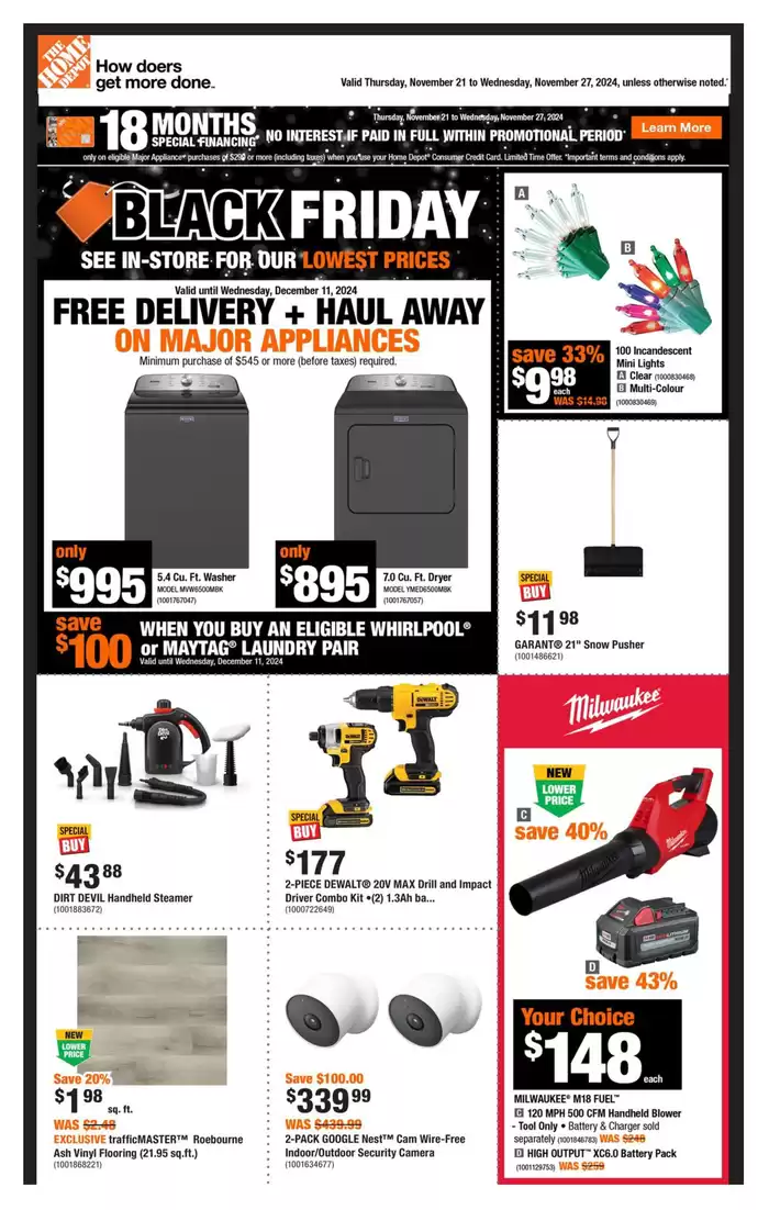 Home Depot catalogue in Winnipeg | Weekly Flyer_CP | 2024-11-21 - 2024-11-27