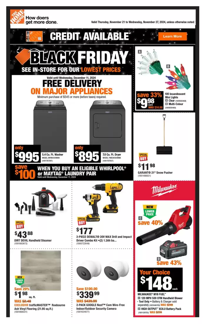 Home Depot catalogue in Montreal | Exclusive deals for our customers | 2024-11-21 - 2024-11-27