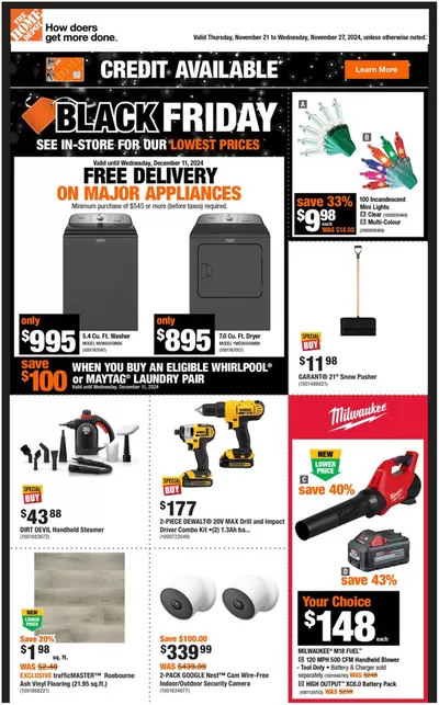 Home Depot catalogue | Exclusive deals for our customers | 2024-11-21 - 2024-11-27