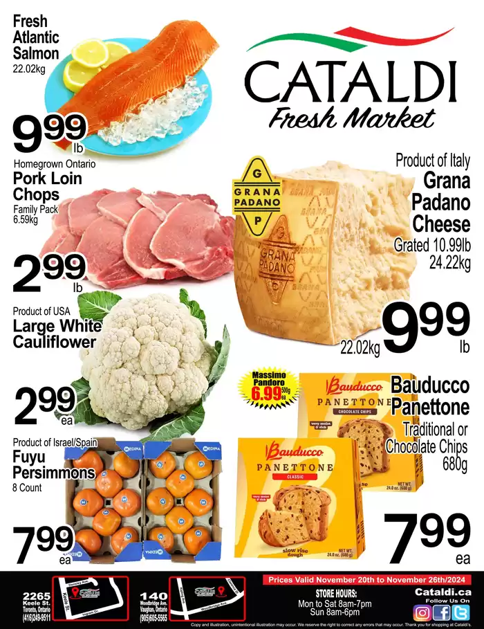 Cataldi catalogue in Toronto | Current special promotions | 2024-11-20 - 2024-12-04