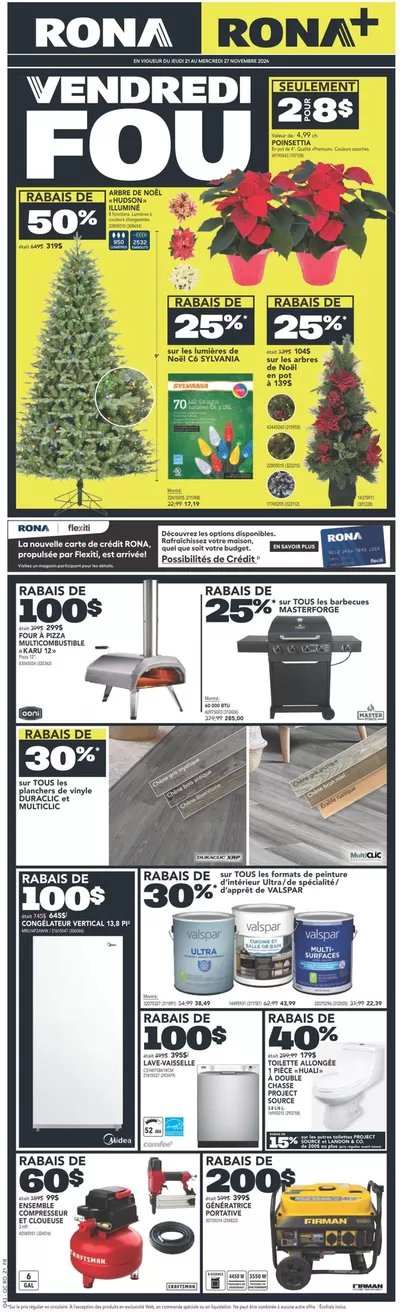 Garden & DIY offers in Quebec | Our best deals for you in RONA | 2024-11-21 - 2024-11-27