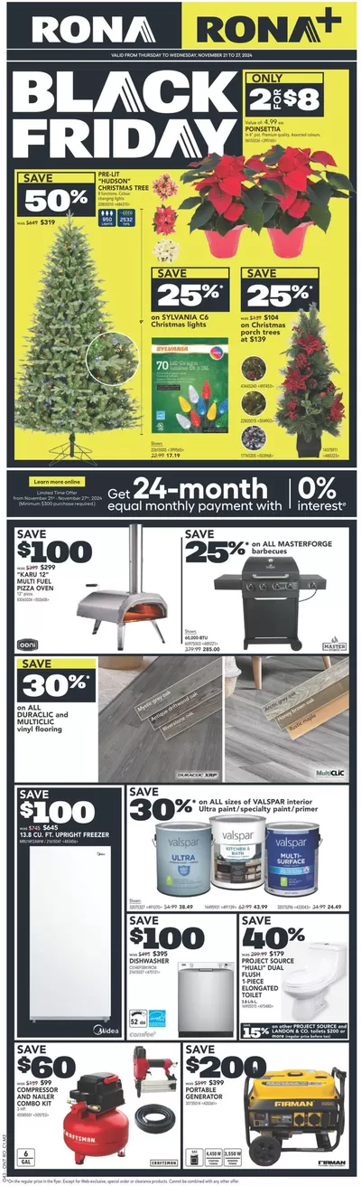 Garden & DIY offers in Sarnia | Wide range of offers in RONA | 2024-11-21 - 2024-11-27