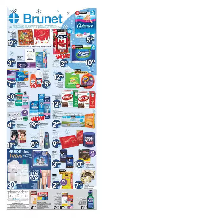 Brunet catalogue in Montreal | Top deals for all customers | 2024-11-21 - 2024-11-27