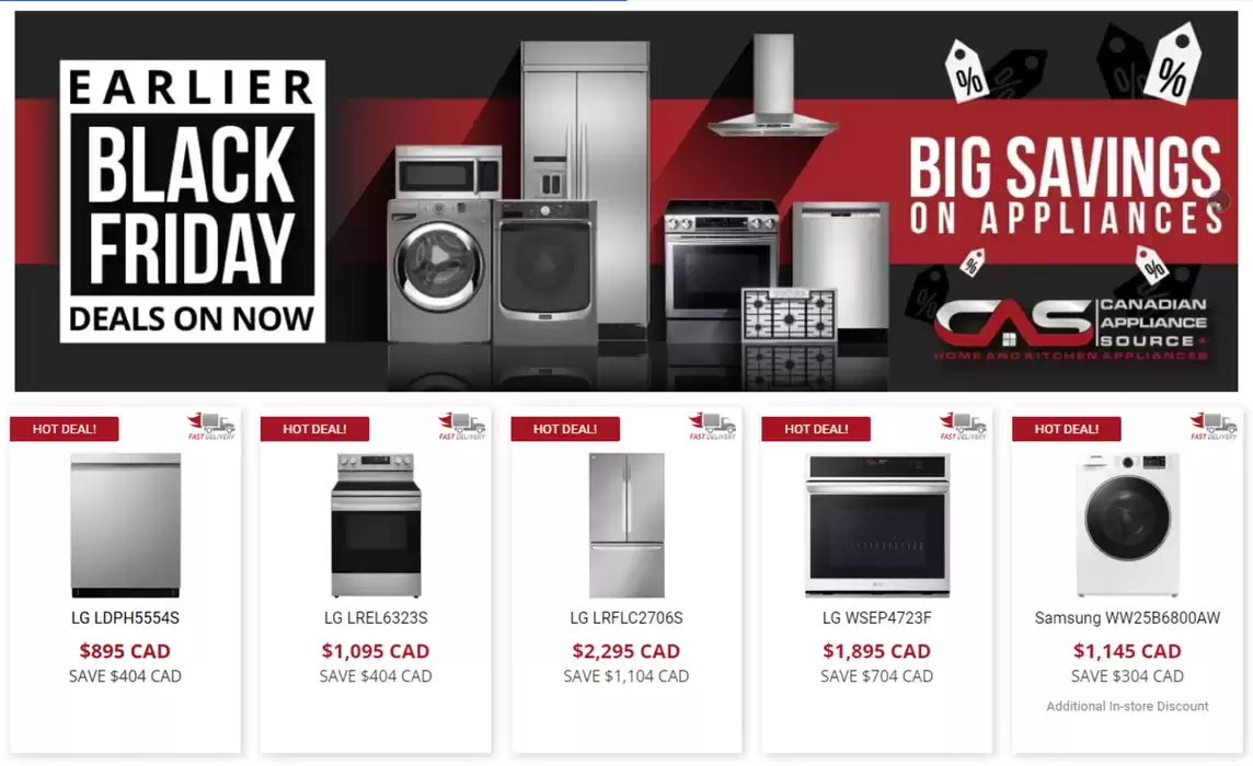 Canadian Appliance Source catalogue in Kitchener | Black Friday Deals | 2024-11-20 - 2024-11-29