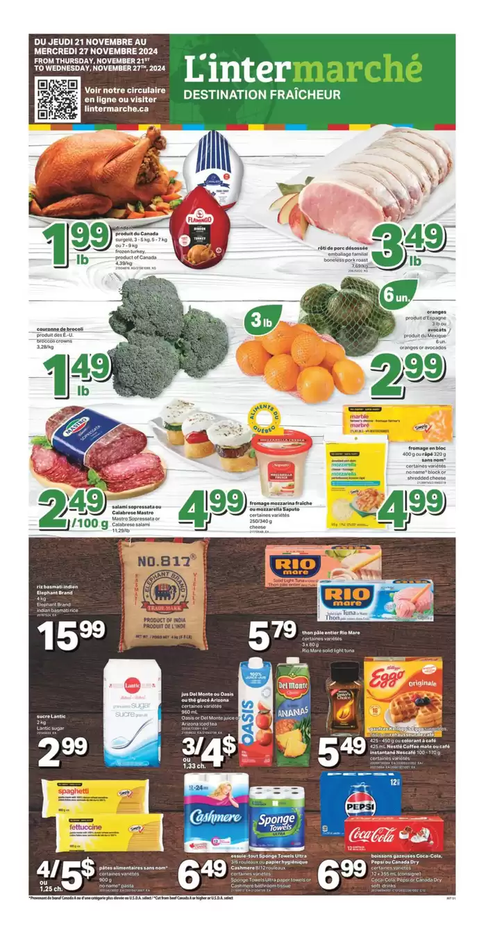 L'Intermarché catalogue in Mount Royal | Top offers for smart savers | 2024-11-21 - 2024-11-27