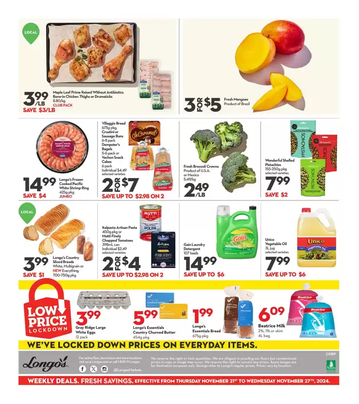 Longo's catalogue in Kitchener | Weekly Flyer | 2024-11-21 - 2024-11-27