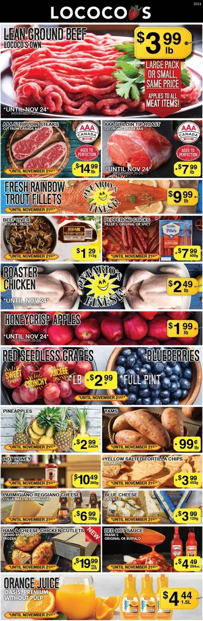 Lococos catalogue in Hamilton | Lococos Weekly ad | 2024-11-20 - 2024-11-24