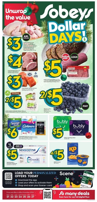 Sobeys catalogue | Sobeys Weekly ad | 2024-11-21 - 2024-11-27