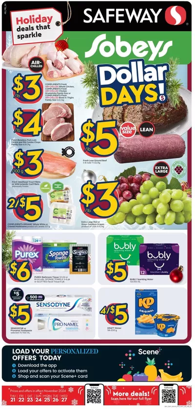 Sobeys catalogue | Current special promotions | 2024-11-21 - 2024-11-27