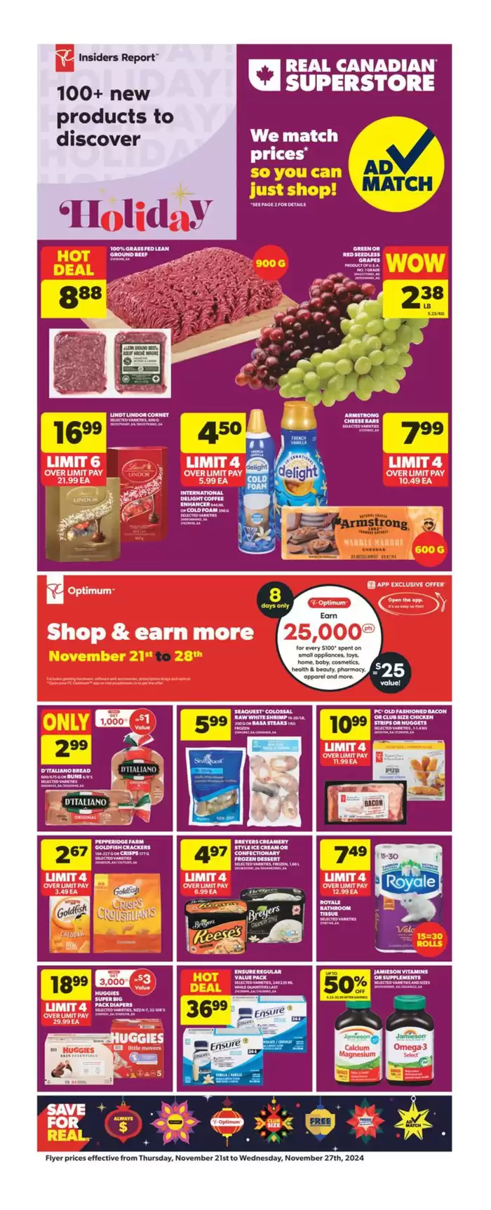 Real Canadian Superstore catalogue in Walnut Grove | Weekly Flyer | 2024-11-21 - 2024-11-27