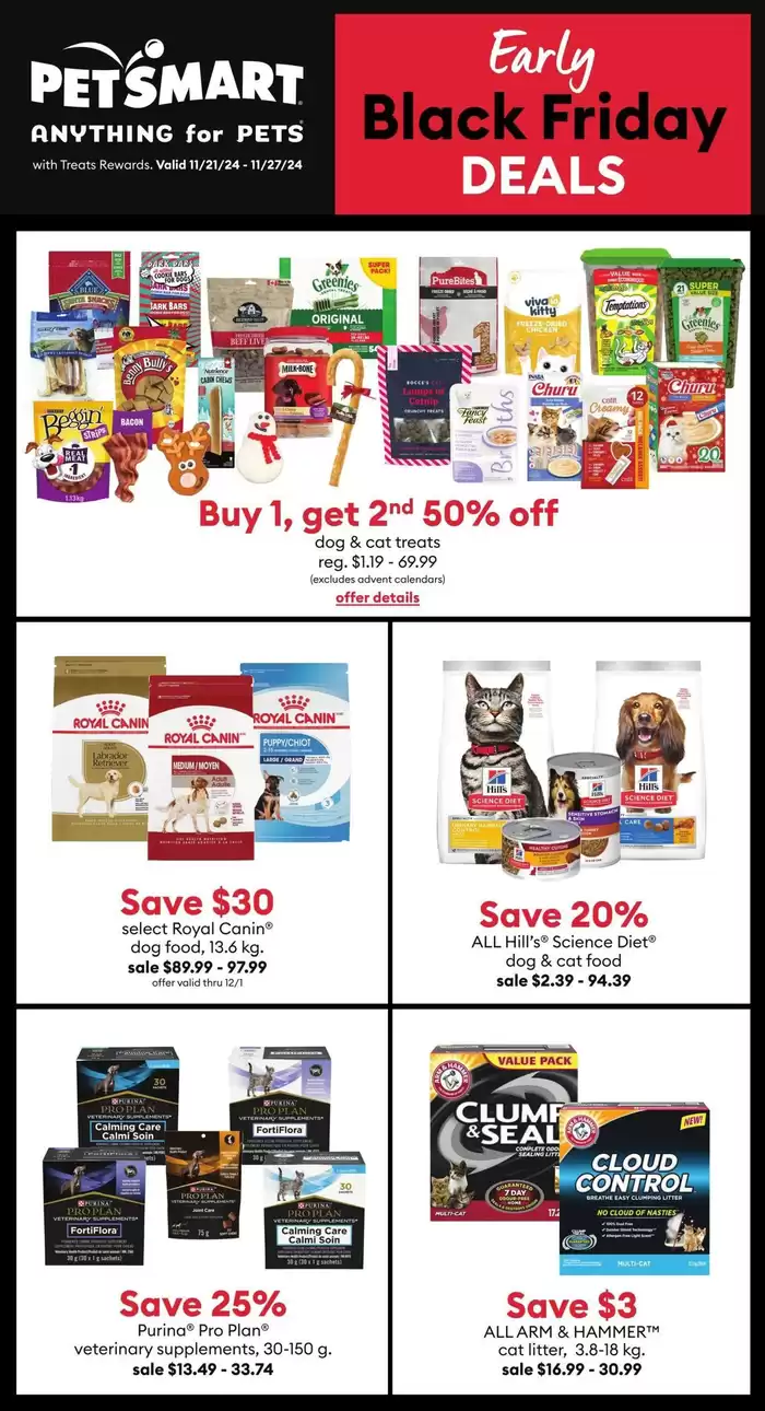 Petsmart catalogue in Barrie | Petsmart Weekly ad | 2024-11-21 - 2024-11-27