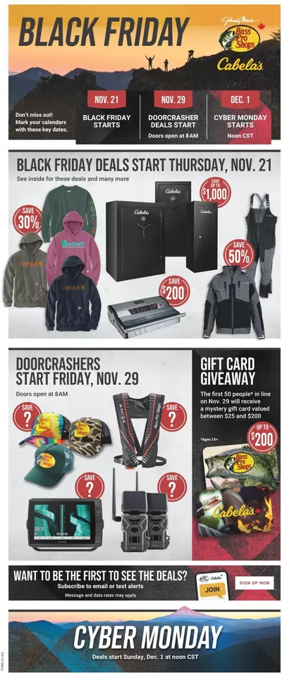 Sport offers in St. Catharines | Black Friday Deals in Bass Pro Shop | 2024-11-21 - 2024-12-04