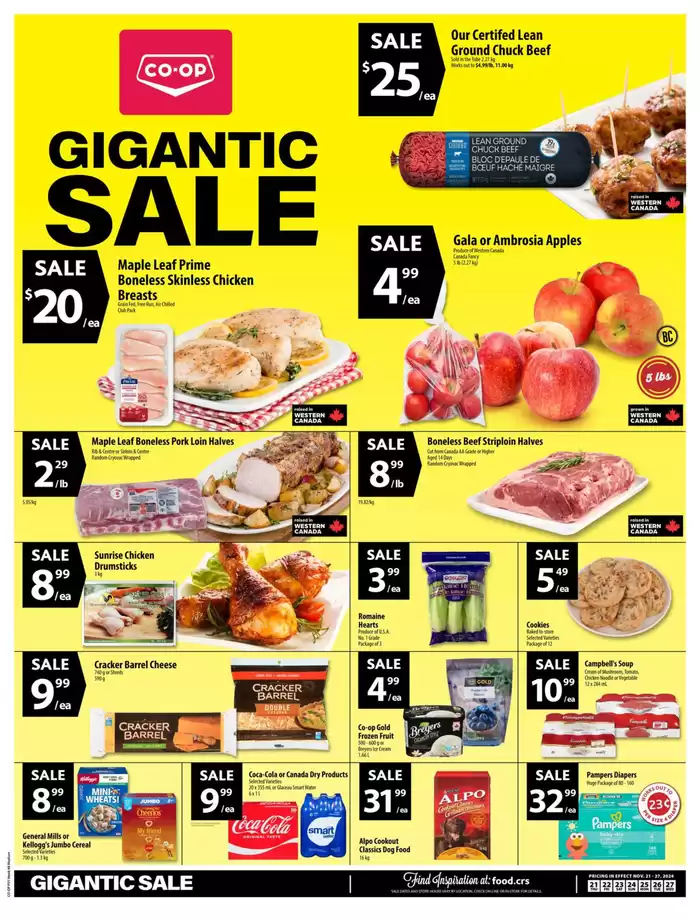 Co-op Food catalogue in QUEEN CHARLOTTE | Gigantic Sale | 2024-11-21 - 2024-11-27