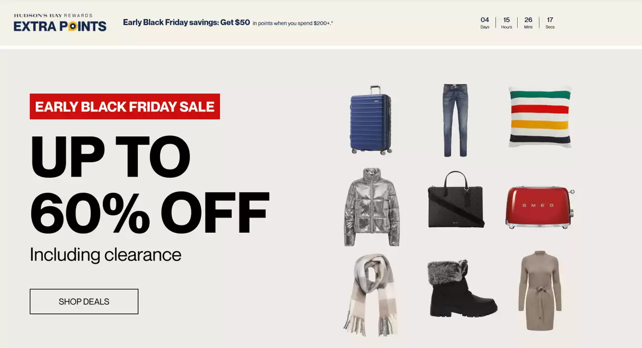 Hudson's Bay catalogue in Ottawa | Black Friday Up To 60% Off | 2024-11-20 - 2024-11-24