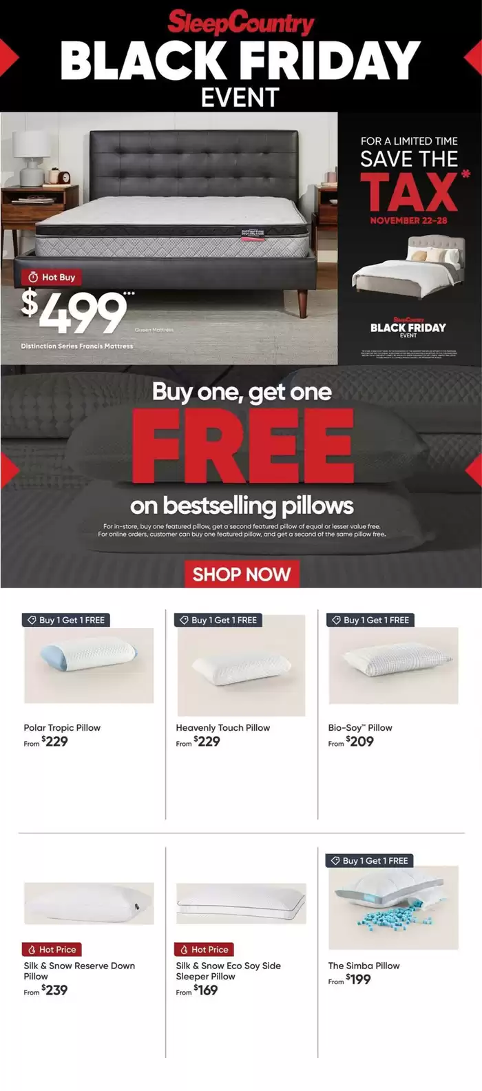 Sleep Country catalogue in Winnipeg | Black Friday Deals | 2024-11-20 - 2024-11-24